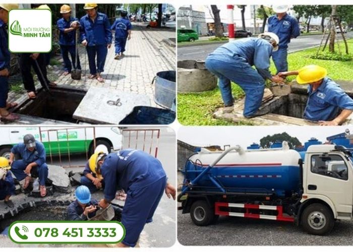 Thông cống nghẹt tại Châu Thành