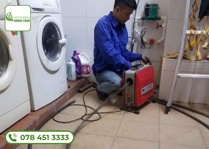 Quy trình làm việc chuyên nghiệp của dịch vụ thông cống nghẹt tại Đông Hải