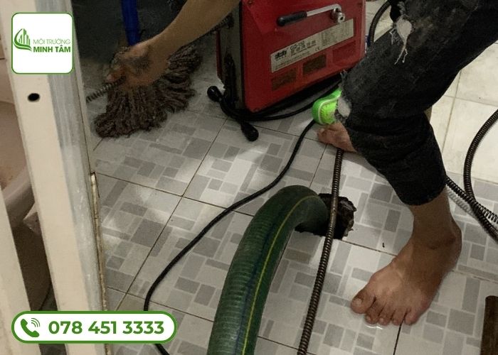 Thông cống nghẹt tại Tịnh Biên