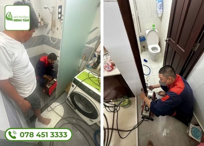 Thông cống nghẹt tại TPHCM Môi Trường Minh Tâm