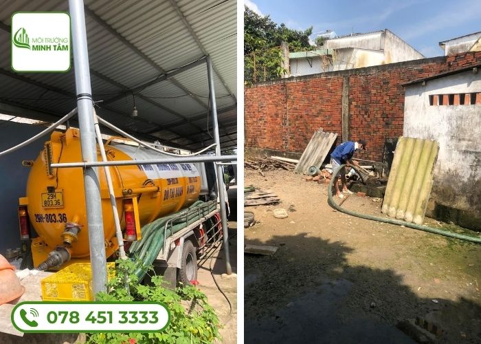 Hút hầm cầu tại Hương Sơn, Hà Tĩnh – Khử mùi tốt, báo đúng giá 6 hút hầm cầu tại Hương Sơn