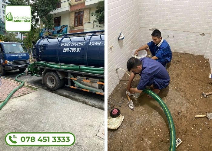 hút hầm cầu tại Thạch Hà