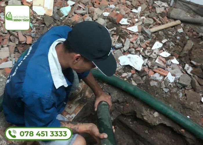 hút hầm cầu tại Vũ Quang