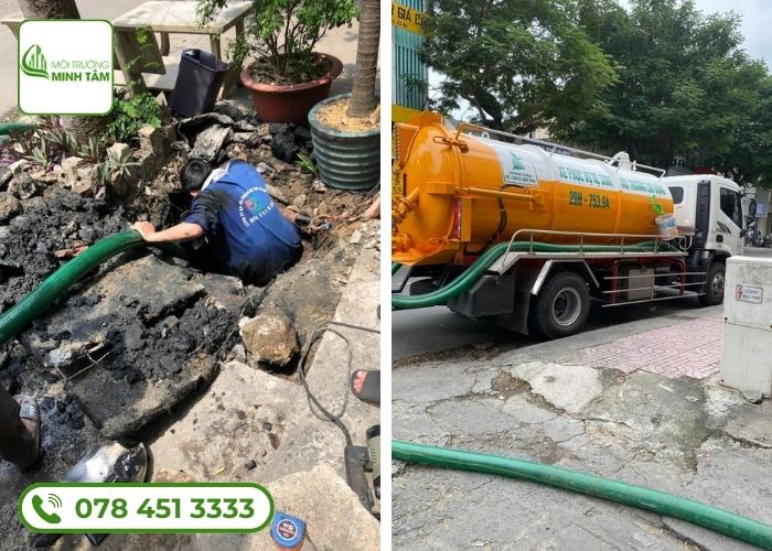 Hút hầm cầu tại Chư Sê, Gia Lai – Hút bằng công nghệ chân không, giá từ 300k 7 hut-ham-cau-tai-chu-se 2