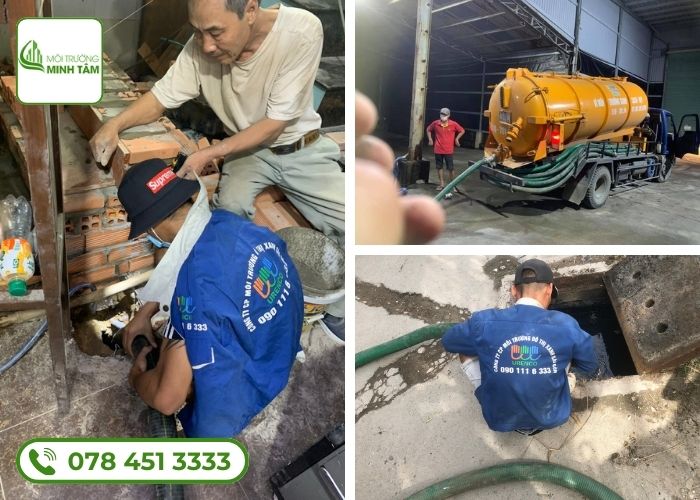 Hút hầm cầu tại Bố Trạch phục vụ tận tâm