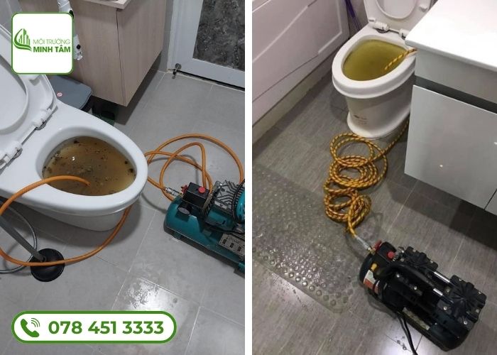 thông bồn cầu nghẹt tại Tây Giang 3