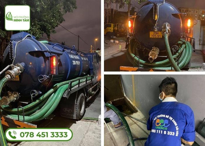 Hút bể phốt tại Quảng Yên