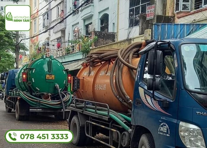 hút bể phốt tại Móng Cái-2