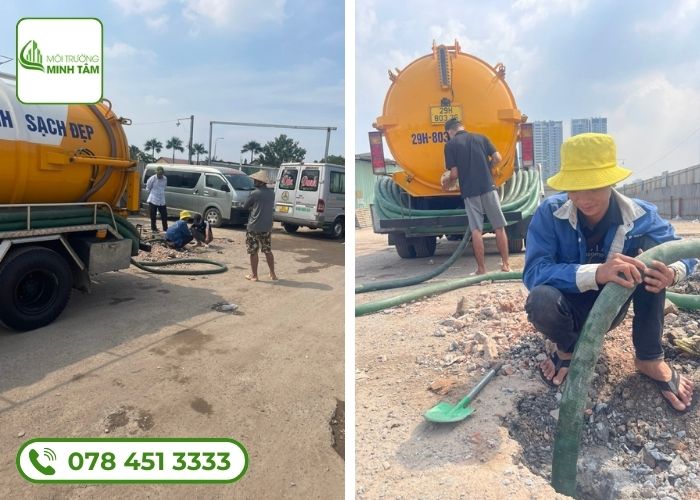 hút bể phốt tại Uông Bí-1