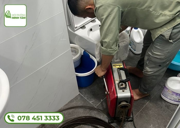 thông bồn cầu nghẹt tại An Lão