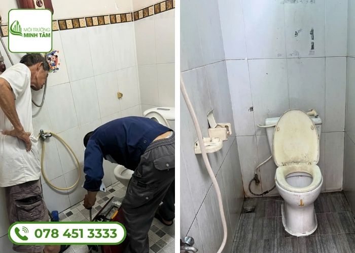 thông bồn cầu nghẹt tại An Nhơn-4