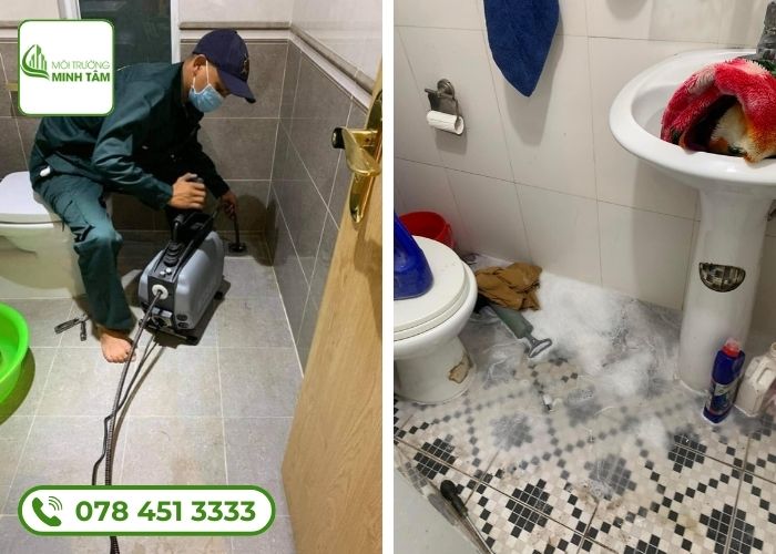 thông cống nghẹt tại An Lão