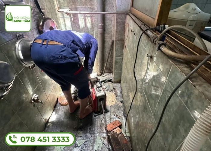 thông cống nghẹt tại Krông Nô-3