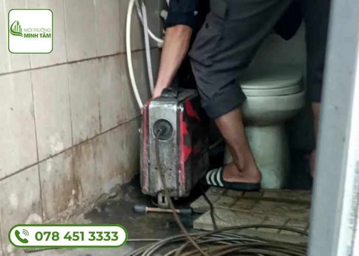 thông cống nghẹt tại Phù Mỹ-3