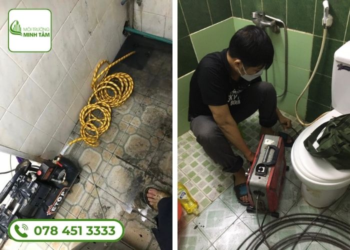 thông cống nghẹt tại Vân Canh