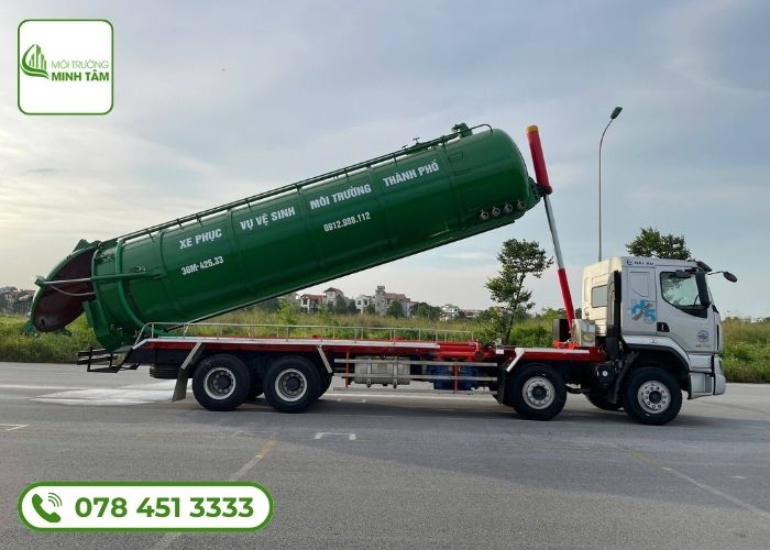 Môi Trường Minh Tâm vận chuyển bùn vi sinh tại TPHCM chuyên nghiệp uy tín
