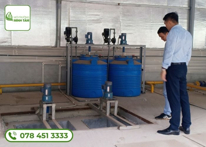 Quy trình Minh Tâm vận chuyển bùn vi sinh 